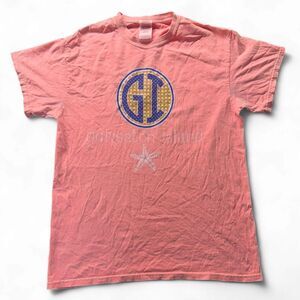 Gildan Men's Pink and Blue T-shirt